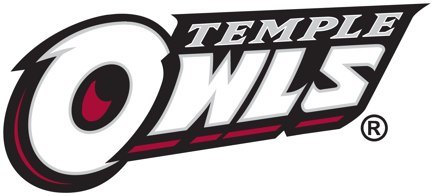 Temple Owls 1996-Pres Wordmark Logo 01 vinyl decal